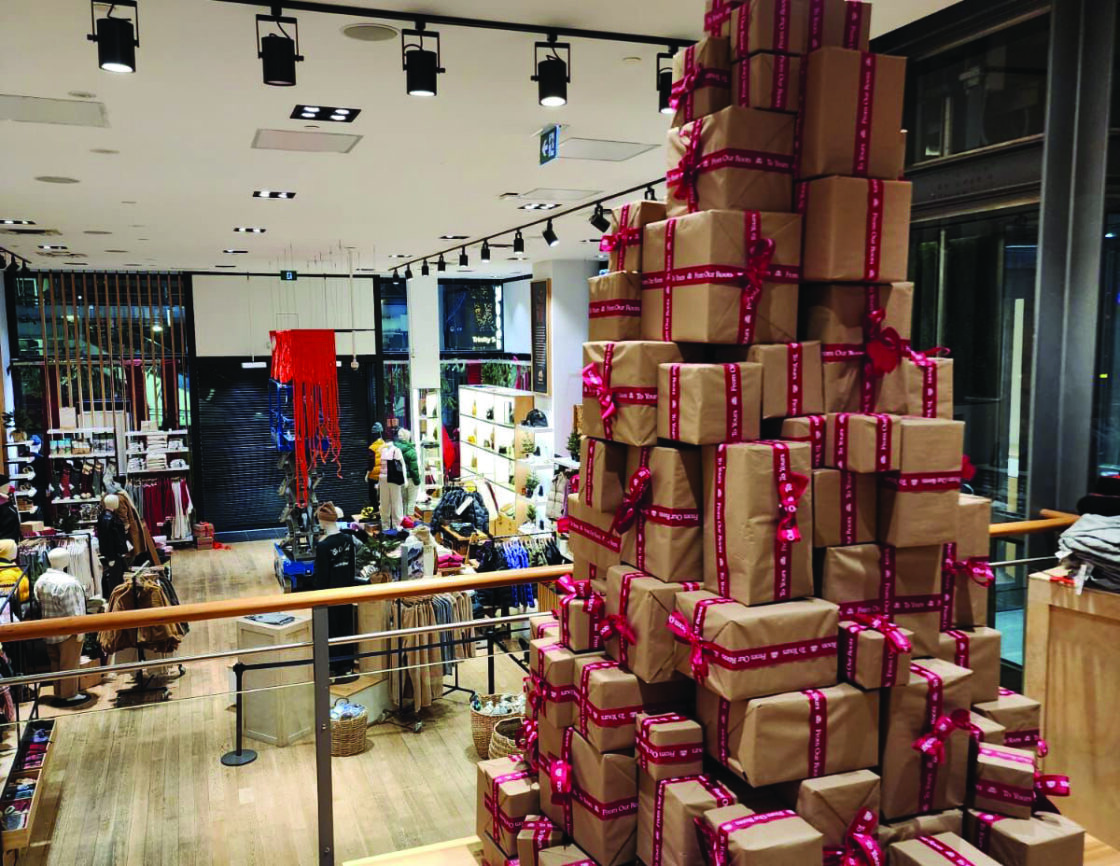 Custom pop-up shop build by Ground Up Services Toronto